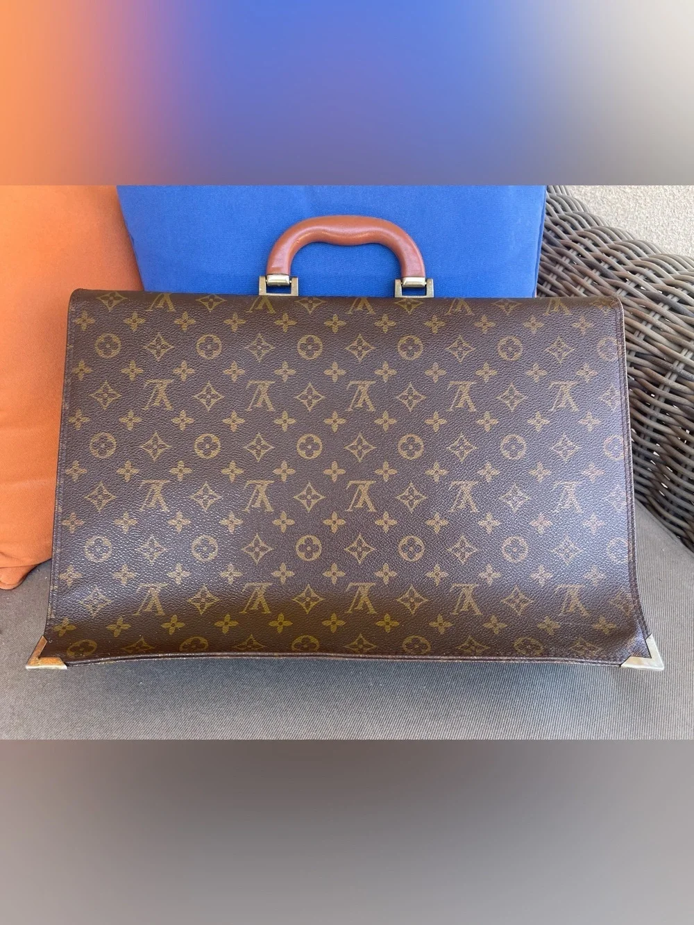 Louis Vuitton Monogram Canvas Porte Documents Voyage Briefcase